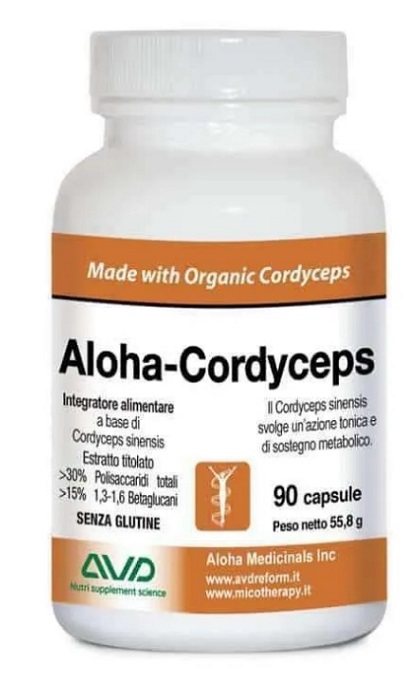 ALOHA CORDYCEPS 90 CAPSULE - Farmadillo