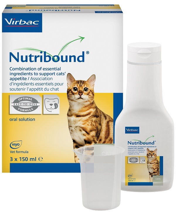 NUTRIBOUND SOLUZIONE ORALE APPETIBILE PER GATTO 3 FLACONI DA 150 ML - Farmadillo