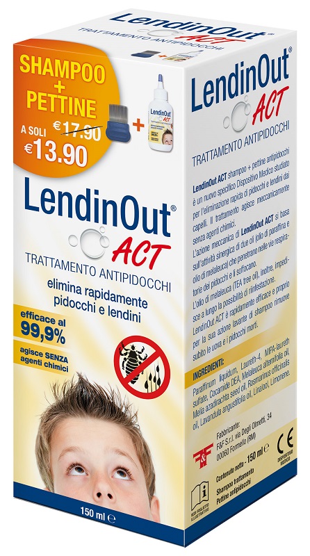 LENDINOUT ACT ANTIPIDOCCHI 150 ML - Farmadillo