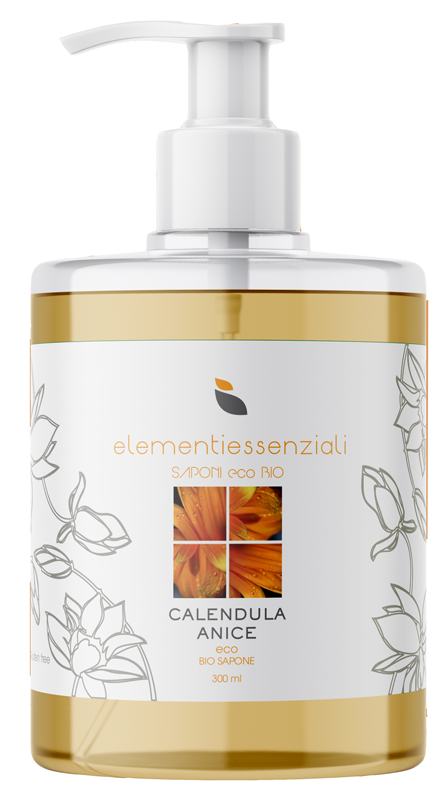 ELEMENTIESSENZIALI SAPONE ECO BIO CALENDULA ANICE 300ML - Farmadillo