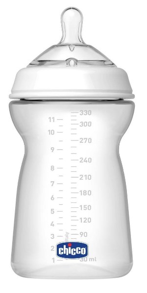 CHICCO BIBERON NATURAL FEEL 6 MESI+330 ML VELOCE - Farmadillo