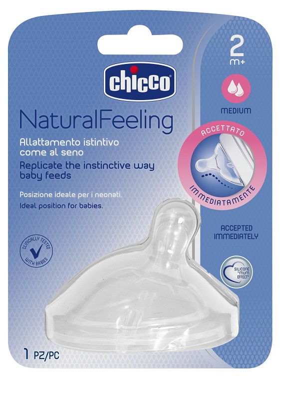 CHICCO TETTARELLA STEPUP NEW 2M+ FLUSSO MEDIO - Farmadillo