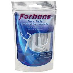 FORHANS ARCHETTI INTERDENTALI FLOSS PICKS 36PZ - Farmadillo