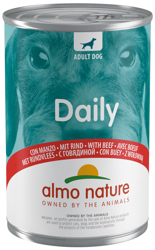 ALMO NATURE DOGS DAILY MENU CON MANZO 400G - Farmadillo