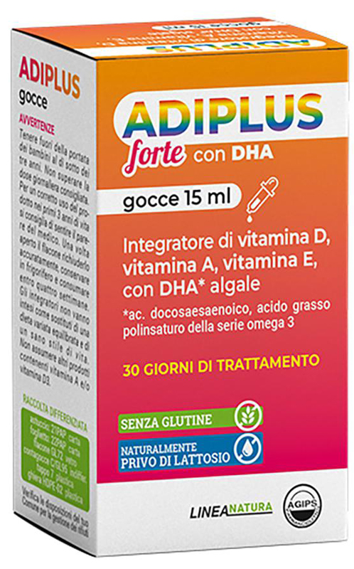 ADIPLUS FORTE CON DHA GOCCE FLACONCINO 15 ML - Farmadillo