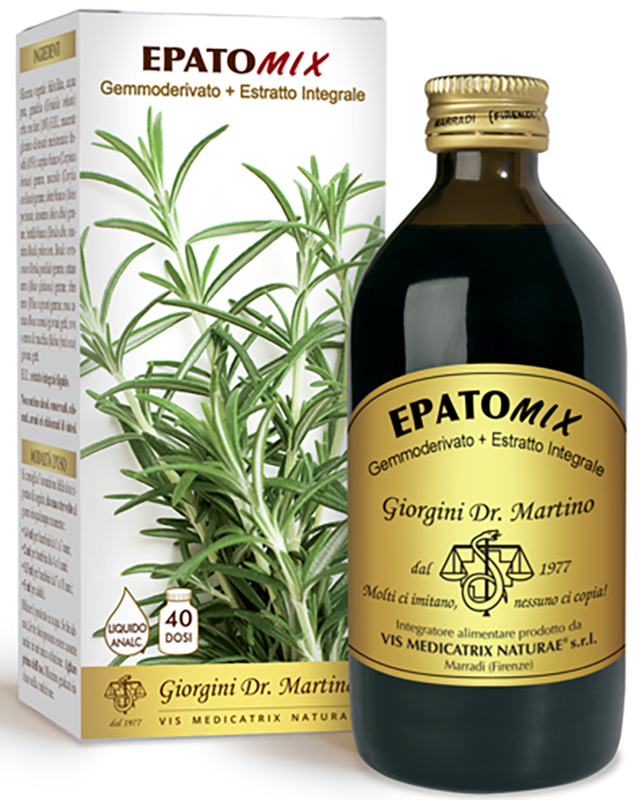 EPATOMIX GEMMODERIVATO + ESTRATTO INTEGRALE SENZA ALCOOL 200 ML - Farmadillo