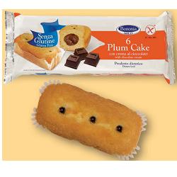 BONONIA PLUMCAKE CREMA CIOCCOLATO SENZA GLUTINE 6 X 45 G - Farmadillo