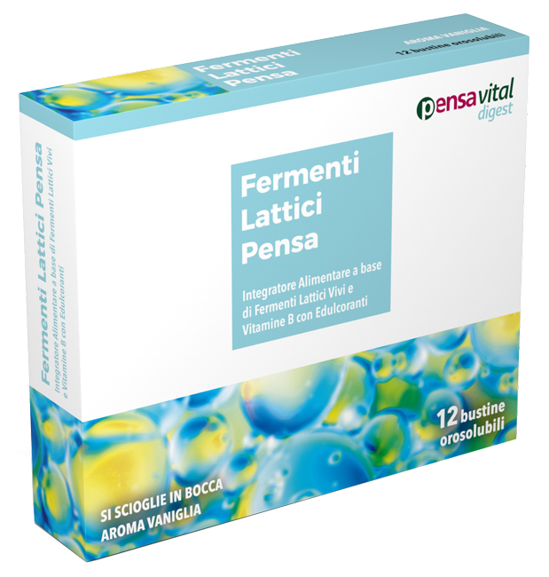 FERMENTI LATTICI VIVI E VITAMINE B 12 VANIGLIA BUSTINE OROSOLUBILI - Farmadillo