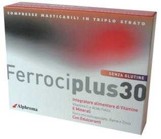 FERROCIPLUS 30 24 COMPRESSE MASTICABILI - Farmadillo