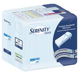 TRAVERSA SALVAMATERASSO PER INCONTINENZA SERENITY CLASSIC ALOE 60X90CM 15 PEZZI FARMABILITY - Farmadillo