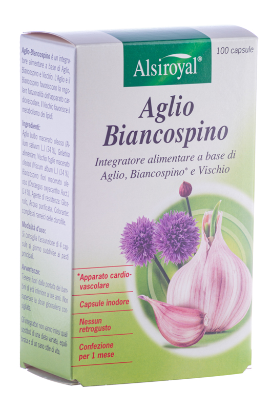 AGLIO BIANCOSPINO 100 CAPSULE - Farmadillo