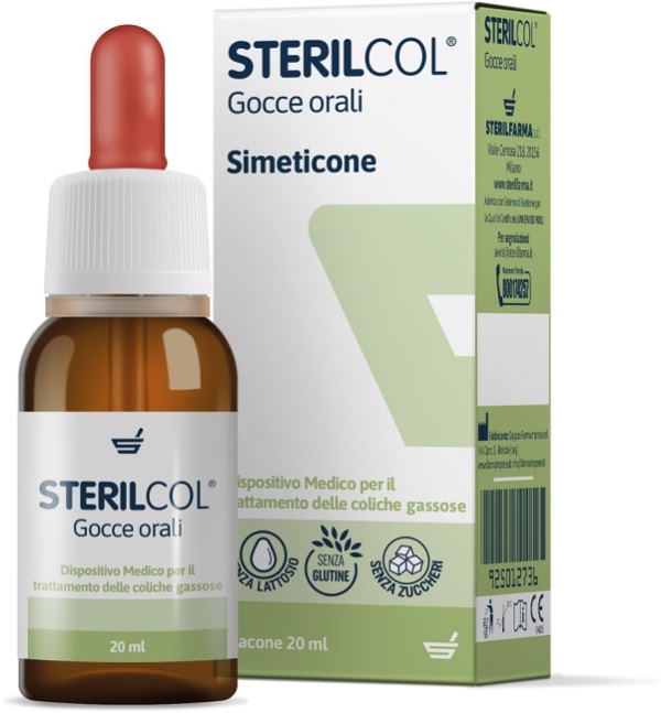 STERILCOL GOCCE ORALI SOSPENSIONE GASTROFUNZIONALE FLACONCINO 20 ML - Farmadillo