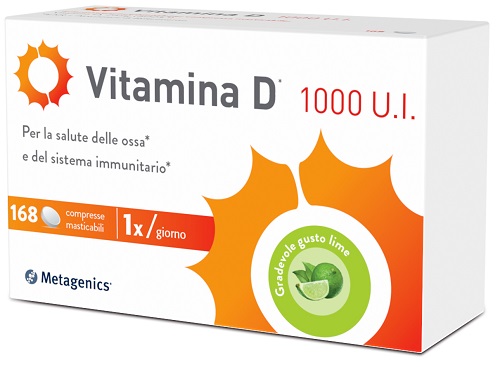VITAMINA D 1000 UI 168 COMPRESSE MASTICABILI - Farmadillo