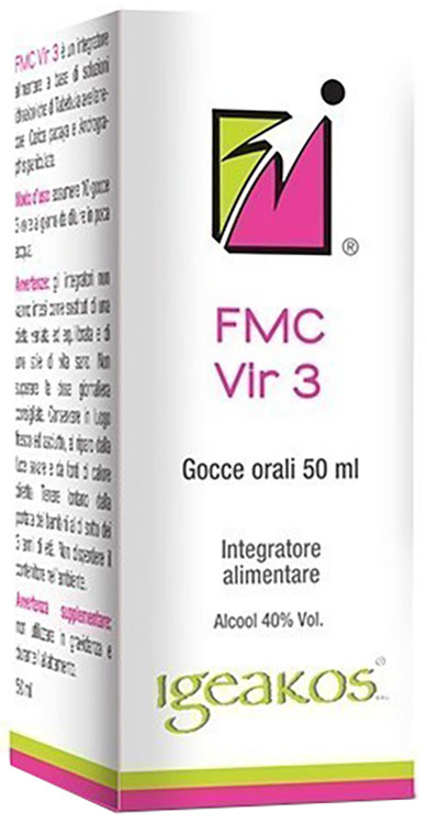 FMC VIR 3 GOCCE ORALI 50 ML - Farmadillo
