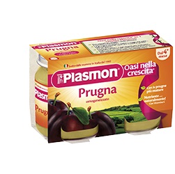 PLASMON OMOGENEIZZATO PRUGNA 2 X 104 G - Farmadillo