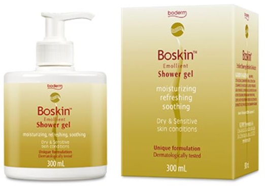 BOSKIN DOCCIA GEL EMOLLIENTE CUOIO CAPELLUTO E PELLE 300 ML - Farmadillo