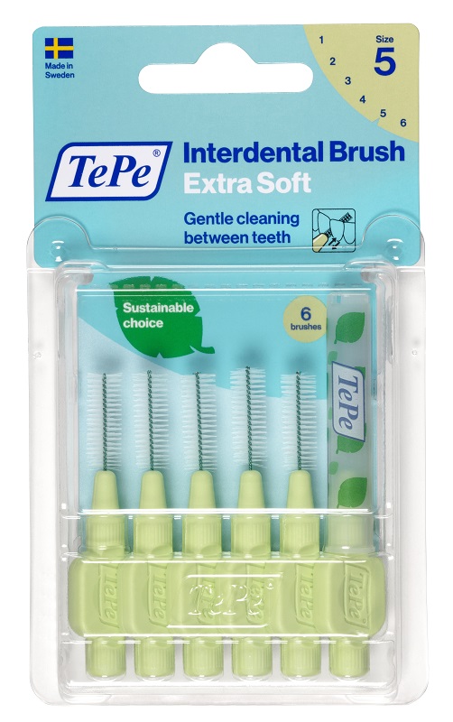 TEPE SCOVOLINO XSOFT VERDE 0,8MM 6 PEZZI - Farmadillo