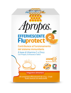 APROPOS FLUPROTECT EFFERVESCENTE C 20 COMPRESSE - Farmadillo