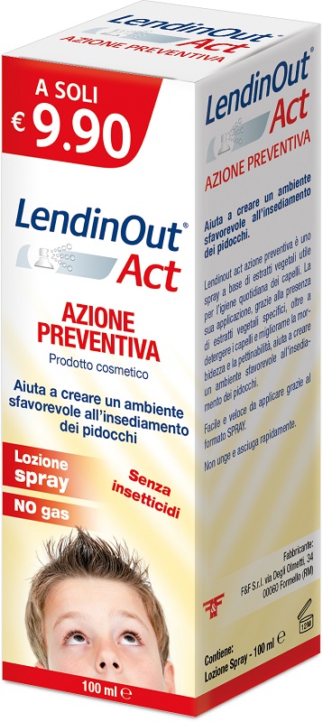 LENDINOUT ACT AZIONE PREVENTIVA SPRAY 100 ML - Farmadillo