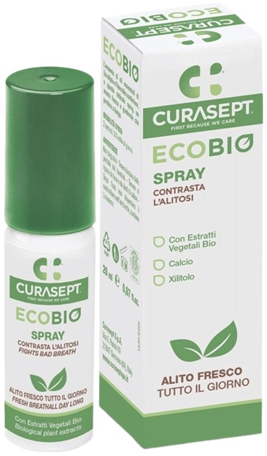 CURASEPT PHARMADENT ECOBIO SPRAY 20 ML - Farmadillo