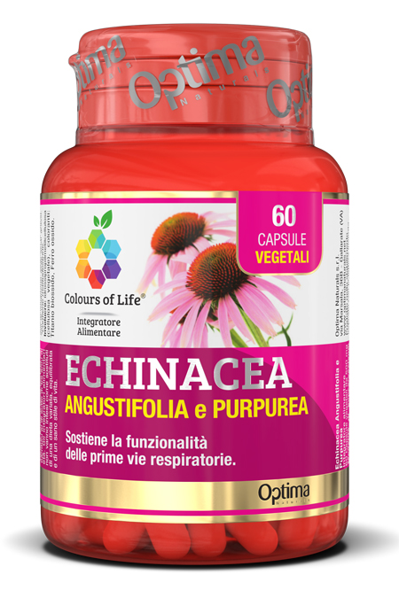 COLOURS OF LIFE ECHINACEA 60 CAPSULE VEGETALI 500 MG - Farmadillo