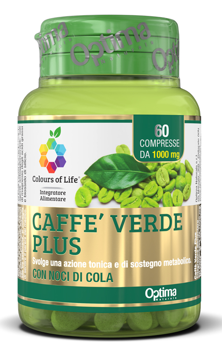 COLOURS OF LIFE CAFFE' VERDE PLUS 60 COMPRESSE 1000MG - Farmadillo