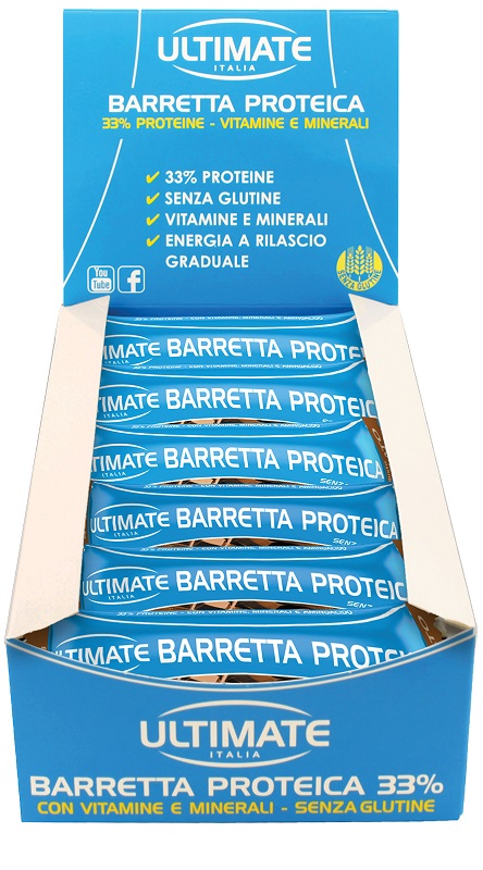 ULTIMATE BARRETTA PROTEICA CIOCCOLATO 24 PEZZI - Farmadillo
