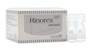 FIALA PER AEROSOL RINOREX BICARBONATO 25 FIALE 3 ML - Farmadillo