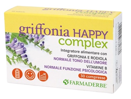GRIFFONIA HAPPY COMPLEX 30 COMPRESSE - Farmadillo