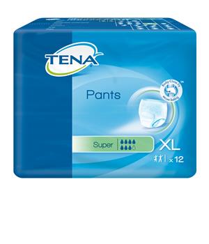 PANNOLONE PULL-UP TENA PANTS SUPER TAGLIA EXTRA LARGE 12 PEZZI - Farmadillo
