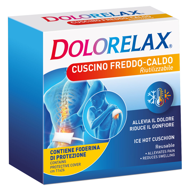 DOLORELAX ICE HOT CUSCINO RIUTILIZZABILE 11X26 CM 2 PEZZI - Farmadillo