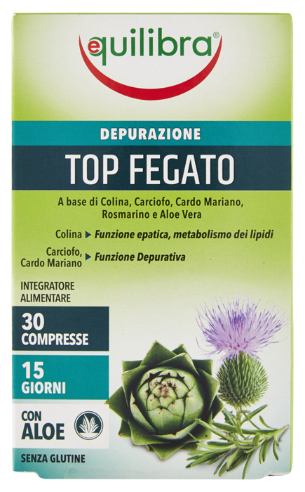 TOP FEGATO CON ALOE 30 COMPRESSE - Farmadillo