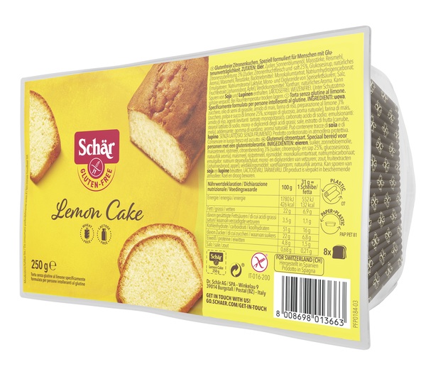 SCHAR LEMON CAKE 250 G - Farmadillo