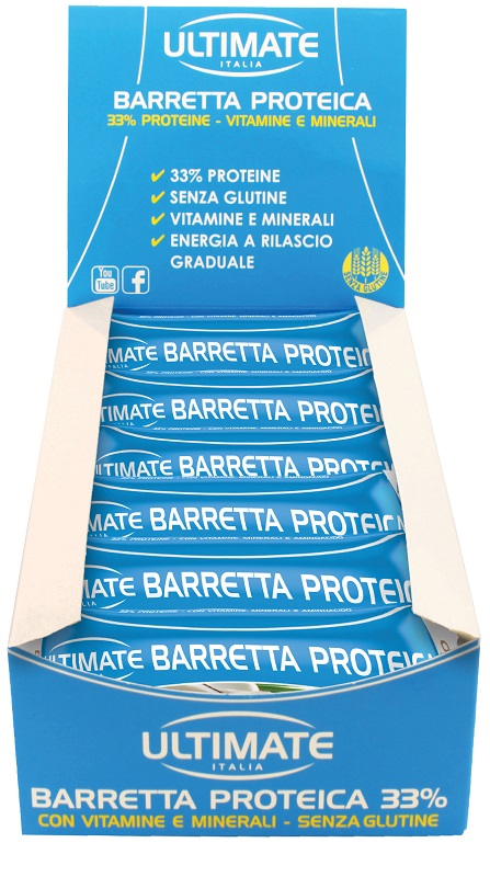 ULTIMATE BARRETTA PROTEICA GUSTO COCCO 24 PEZZI - Farmadillo