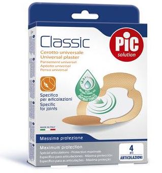 CEROTTO PIC CLASSIC ARTICOLAZIONI ANTIBATTERICO 4 PEZZI - Farmadillo