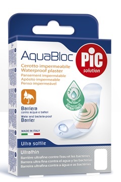CEROTTO PIC AQUABLOC CM10X8 ANTIBATTERICO 5 PEZZI - Farmadillo
