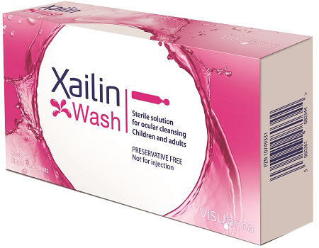 XAILIN WASH SOLUZIONE STERILE OCULARE 20 FLACONCINI 5 ML MONODOSE - Farmadillo