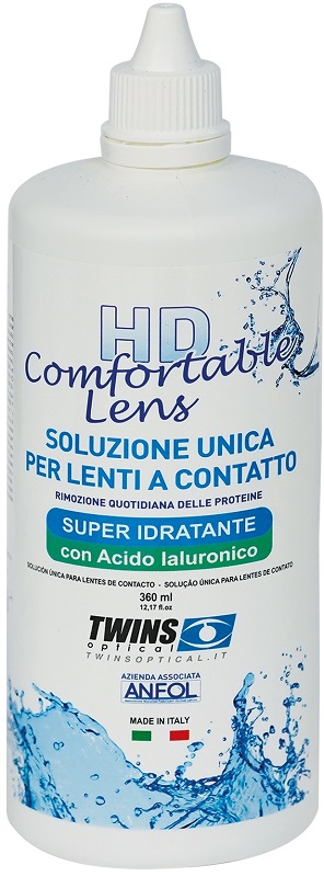 HD COMFORT LENS SOLUZIONE UNICA PER LENTI A CONTATTO 360 ML - Farmadillo