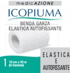 ICOPIUMA BENDA GARZA ELASTICA AUTOFISSANTE CM 10X20 MT - Farmadillo