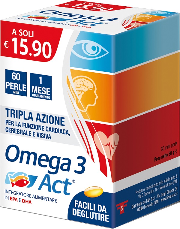 OMEGA 3 ACT 540MG 60 PERLE MINI - Farmadillo