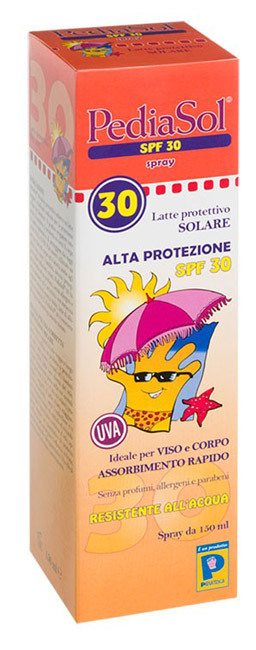 PEDIASOL SPF 30 LATTE SOLARE SPRAY 150 ML - Farmadillo