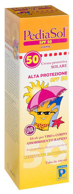 PEDIASOL SPF 50 CREMA SOLARE 100 ML - Farmadillo
