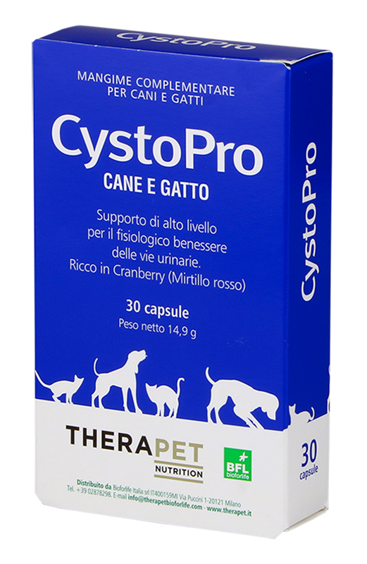 CYSTOPRO THERAPET 30 CAPSULE - Farmadillo