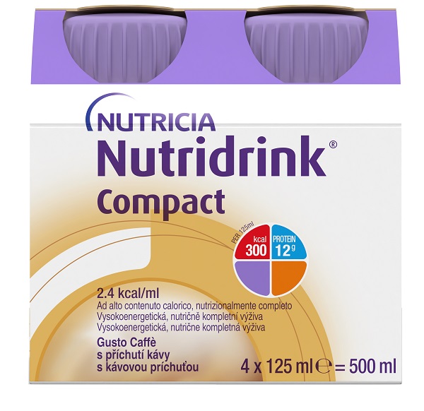NUTRICIA NUTRIDRINK COMPACT GUSTO CAFFE' 4 BOTTIGLIE DA 125 ML - Farmadillo