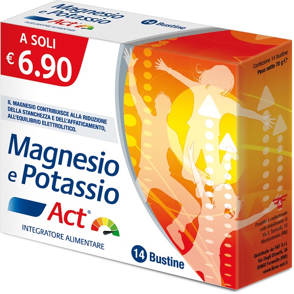 MAGNESIO E POTASSIO ACT 14 BUSTINE - Farmadillo