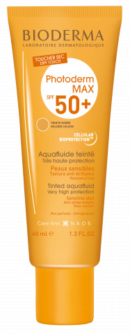 PHOTODERM MAX AQUAFLUIDE TINTED NP FLUIDO SOLARE SPF 50+ UVA 26 40 ML - Farmadillo