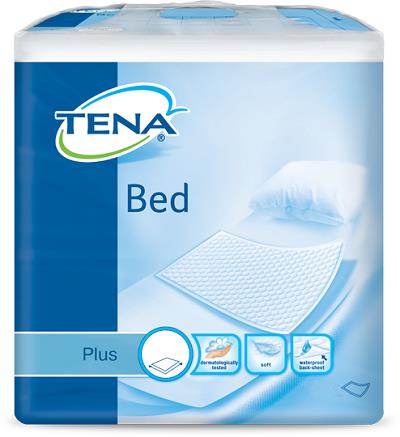 TRAVERSA PER INCONTINENZA NON RIMBOCCABILE TENA BED PLUS 60X40CM 40 PEZZI - Farmadillo
