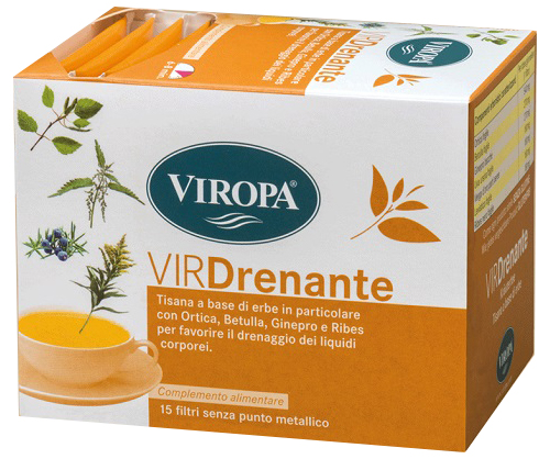 VIROPA DRENANTE TISANA 15 BUSTINE - Farmadillo