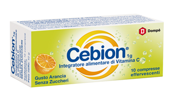 CEBION EFFERVESCENTE VIT C SENZA ZUCCHERO 10 COMPRESSE - Farmadillo