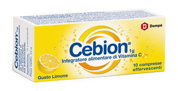 CEBION EFFERVESCENTE VITAMINA C LIMONE 10 COMPRESSE - Farmadillo